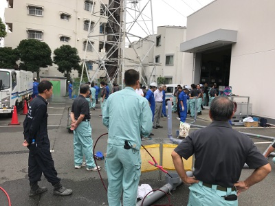 デモ配管を使った技術研修会② デモ配管を使った技術研修会②